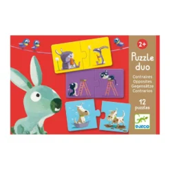 Puzzle dúo opuestos 24 piezas