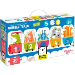 Puzzle El tren de los números 30 piezas