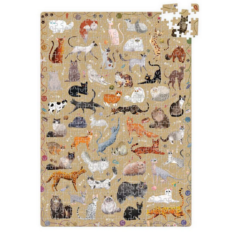 Puzzle gatos 500 piezas Puzzlove