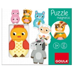Puzzle granja magnético