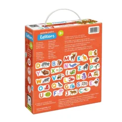 Puzzle parejas letras inglés 52 piezas 26 puzzles