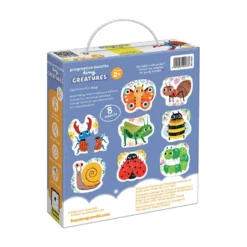 8 puzzles de insectos de 4 piezas