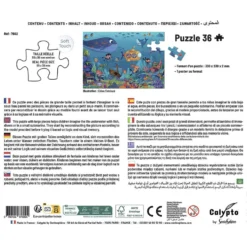Puzzle vida submarina 36 piezas Calypto