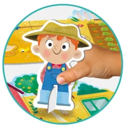 Puzzle XXL granja 18 pzas.