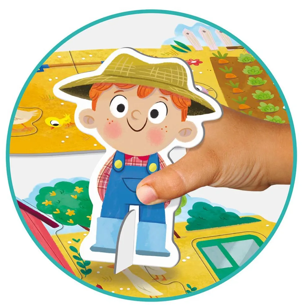 Puzzle XXL granja 18 pzas.