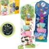 Puzzle XXL reversible día y noche brilla oscuridad 27 piezas