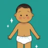 ¡Qué limpito, mi bebé!