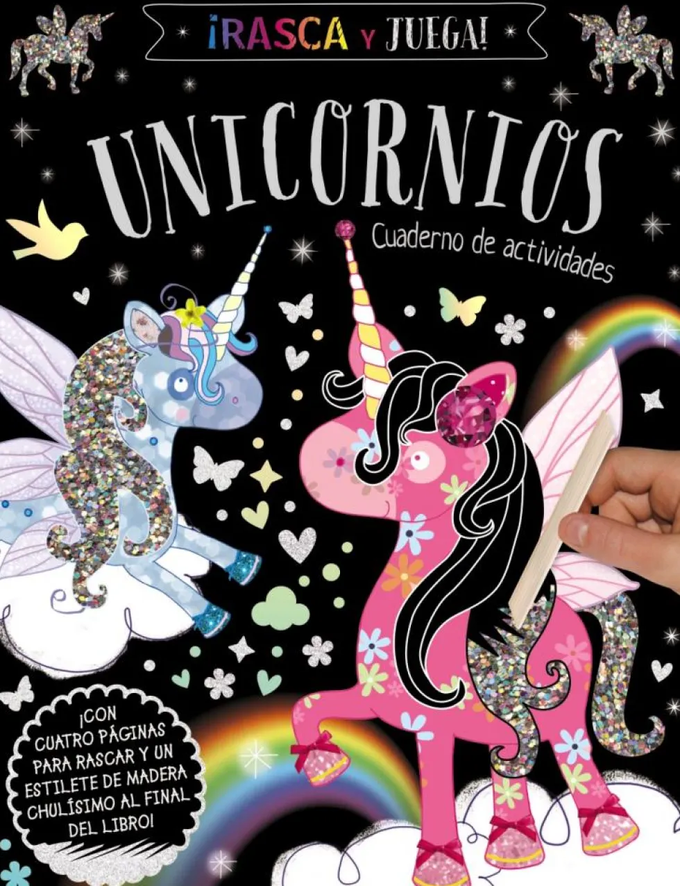 Rasca y Juega. Unicornios - Cuaderno de actividades