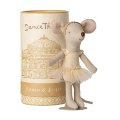 Ratita bailarina 13cm en caja tubo Romeo y Julieta