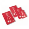 Recambio tamaño cuarto pauta Montessori 5mm. 100 hojas 2 taladros