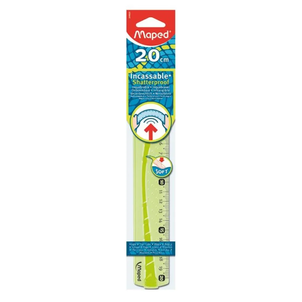 Regla flexible 20cm. Maped