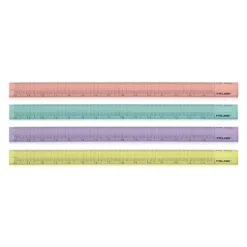 Regla triangular 15cm serie New Look color surtido Milan