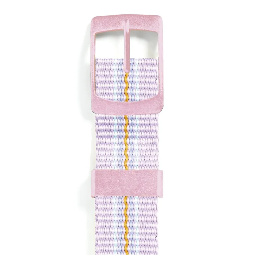 Reloj de pulsera digital prisma púrpura