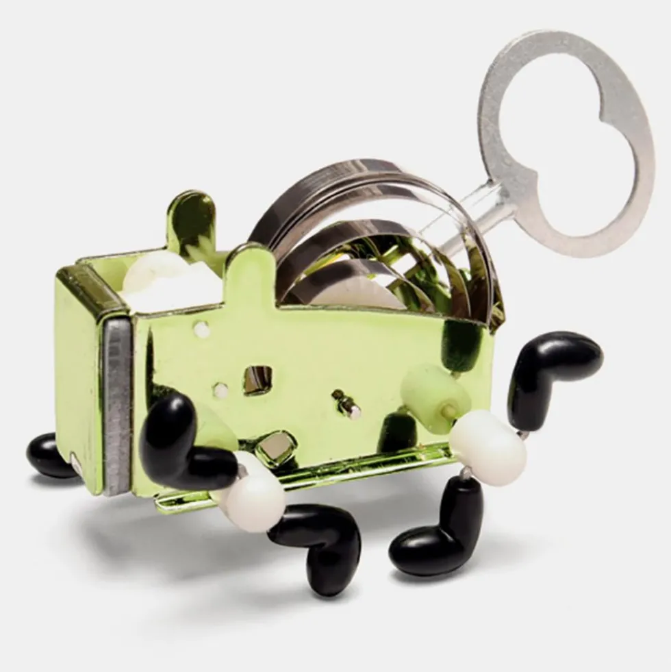 Robot a cuerda Pea Critters
