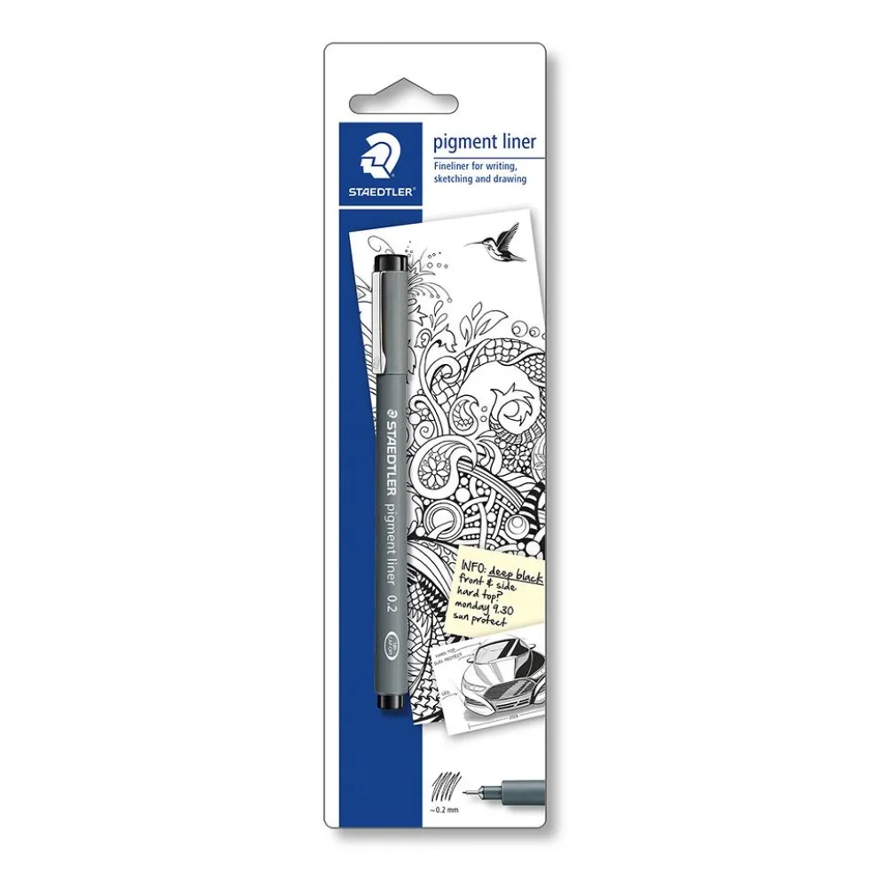 Rotulador calibrado 0,2mm pigment liner 1 unidad