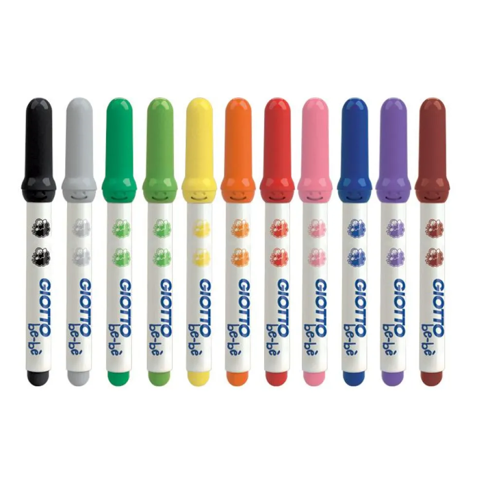 Rotulador 12 colores Giotto be-bé