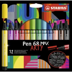 Rotulador 12 colores Stabilo Pen 68 Max Arty