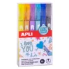 Rotulador doble línea 6 colores