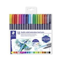 Rotulador doble punta acuarelable 18 colores