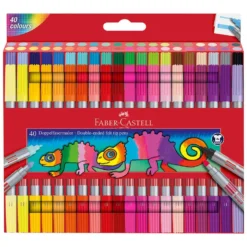 Rotulador doble punta 40 colores Faber-Castell