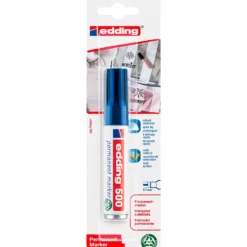 Rotulador edding 500 azul