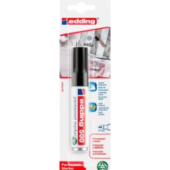 Rotulador edding 500 negro