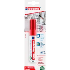 Rotulador edding 500 rojo