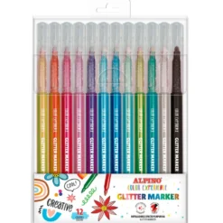 Rotulador glitter 12 colores Color Experience