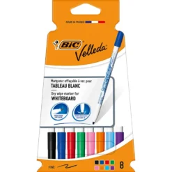 Rotulador para pizarra blanca Velleda 8 colores