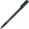 Rotulador permanente Lumocolor punta fina negro