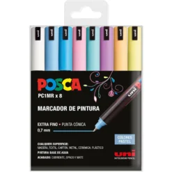 Rotulador Posca PC1MR 8 colores pastel