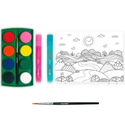 Set Alpino Aquarelle decora con acuarelas
