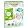 Set Alpino dino decora con rotuladores y pegatinas