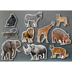 Set animales salvajes magnéticos 10 piezas