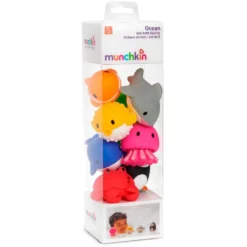 Set 8 animalitos marinos lanzachorros juguete baño