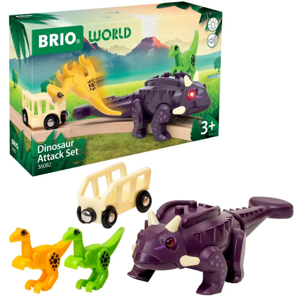 Set ataque de dinosaurios