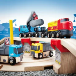 Set circuito tren y carretera con cantera