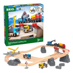 Set circuito tren y carretera con cantera