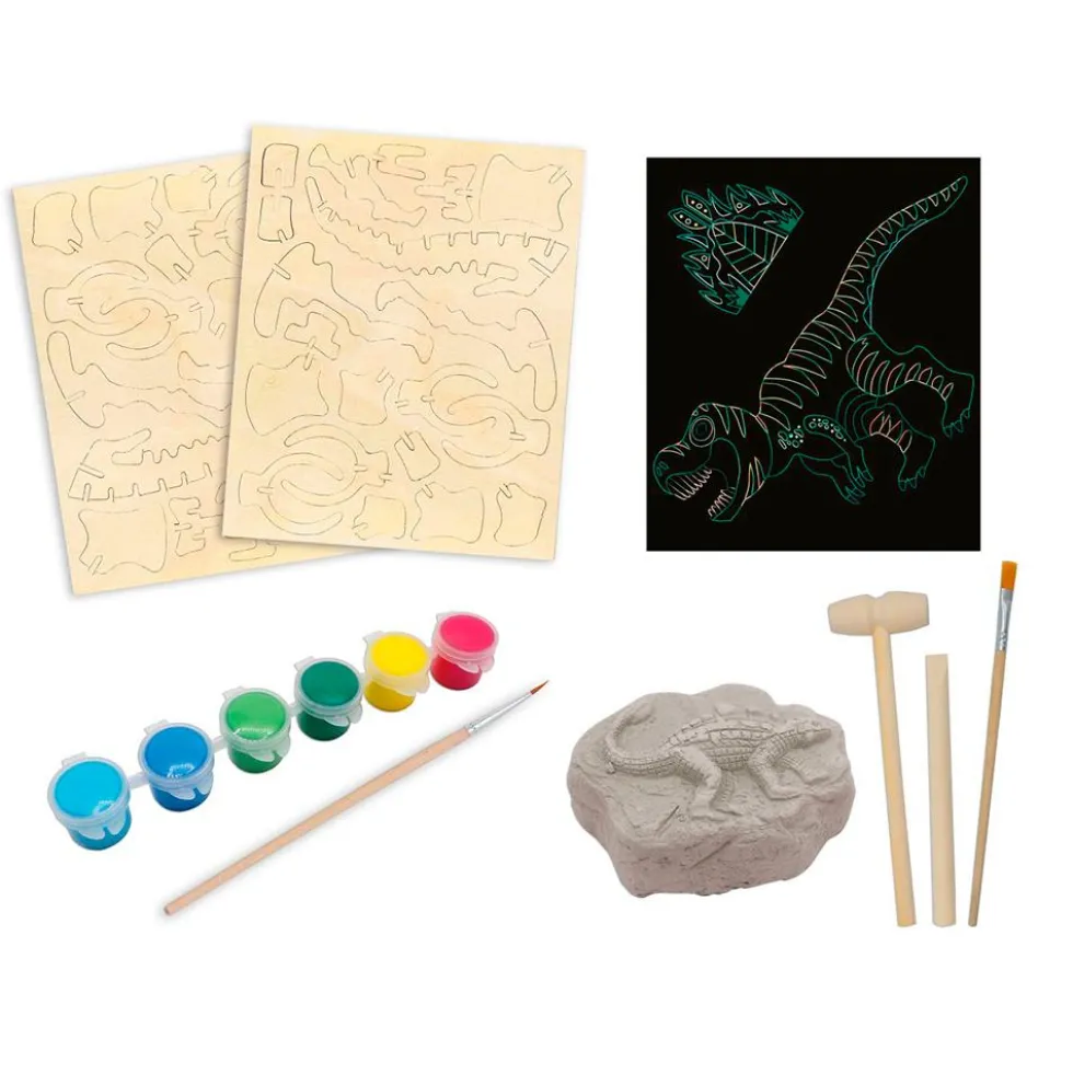 Set con 6 actividades de dinosaurios Jurassic Explorer