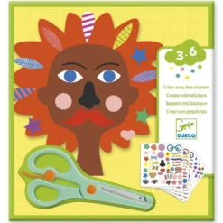 Set crea con pegatinas peluquería