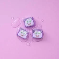 Set cubos lilas con luz 4 unidades Glo Pals
