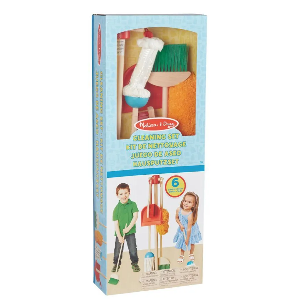 Set de accesorios de limpieza de madera