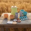 Set de café y té eco 17 piezas