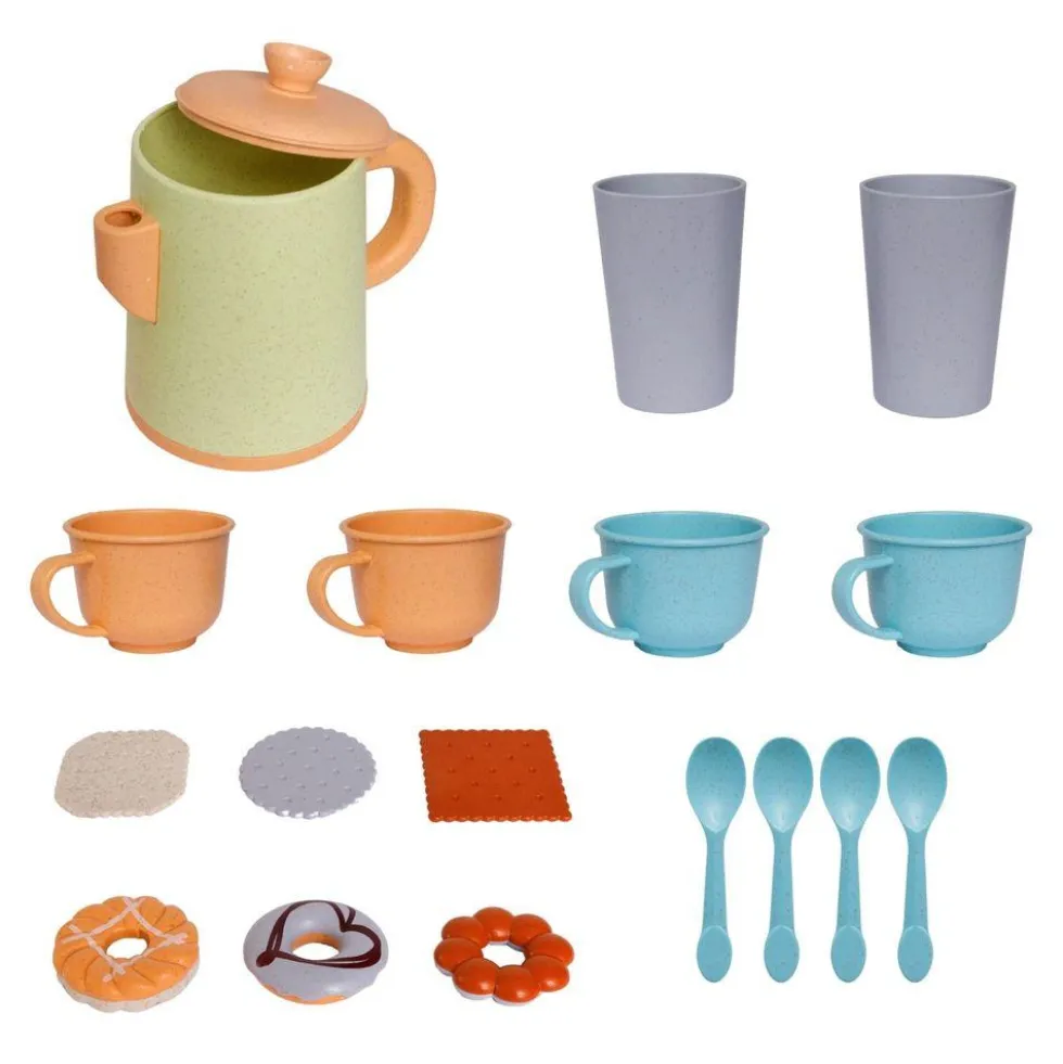 Set de café y té eco 17 piezas