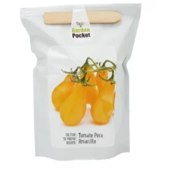 Set de cultivo de tomate pera amarillo en bolsa-maceta