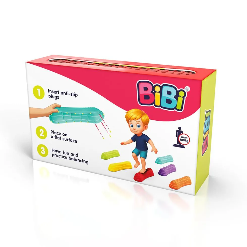 Set de 6 escalones sensoriales equilibrio Soft Bibi