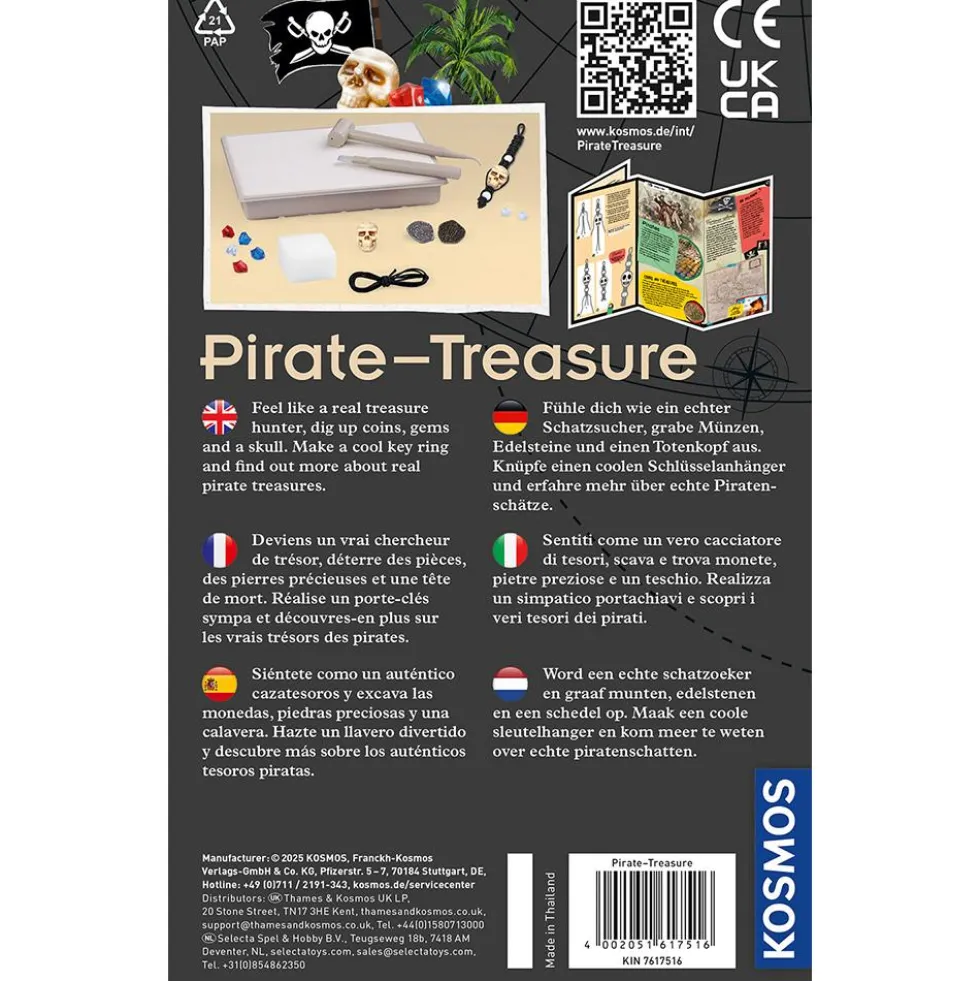 Set de excavación pirata Pirate treasure