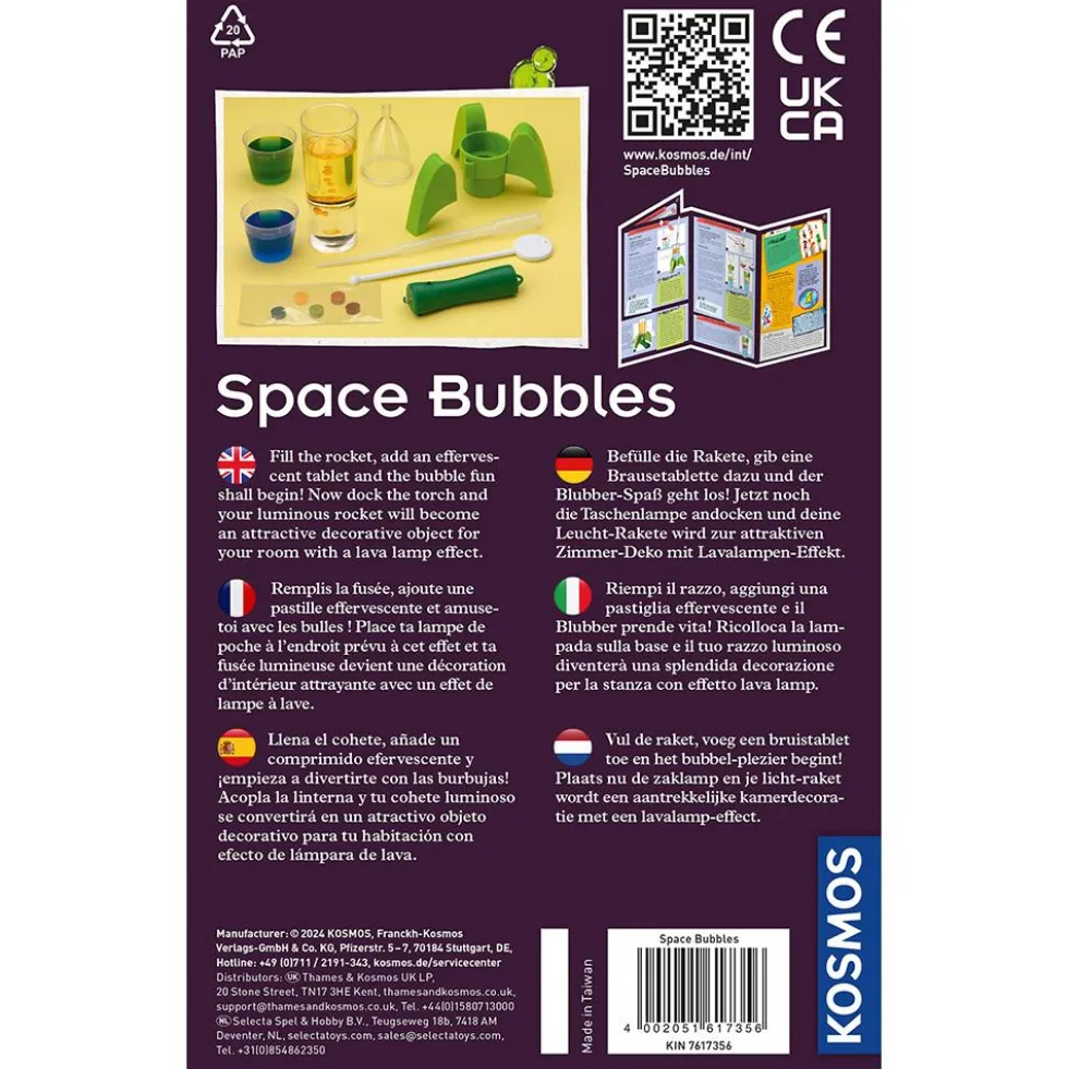 Set de experimentación burbujas Space bubbles