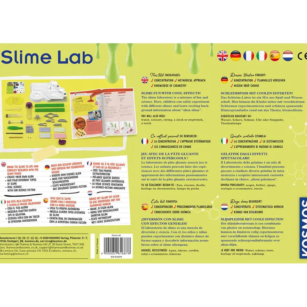 Set de experimentación Slime lab