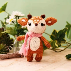 Set de ganchillo DIY ciervo amigurumi